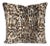 Lenox Hill Faux Fur Leopard Print Pillow Cover For Sale