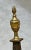 Traditional Antique-Style Hand-Forged Iron and Brass Andirons With Urn Finials – Pair For Sale - Image 3 of 8