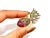 Bochic "Orient" Ruby & Sapphire Brooch or Pendent Set In 18K Gold & Silver For Sale - Image 16 of 18