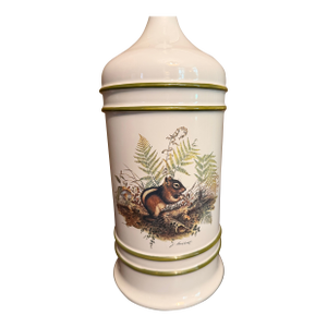 Vintage J. Lockhart Signed Chipmunk Jim Beam "One of a Kind Contest 1989" Lamp