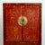 Painted Antique Chinese Two Door Lacquered Cabinet From the Early 19th Century. For Sale - Image 4 of 9