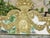 Metal English 19th Century Brass and Mirror Architectural Element with Floral Decor For Sale - Image 7 of 12