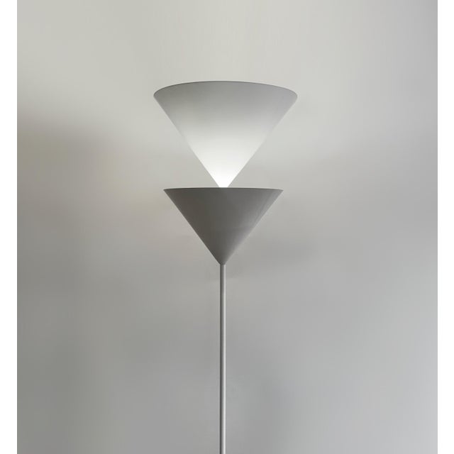 Mid-Century Pascal Uplighter Floor Lamp by Vico Magistretti for Oluce, Italy, 1983 For Sale - Image 9 of 11
