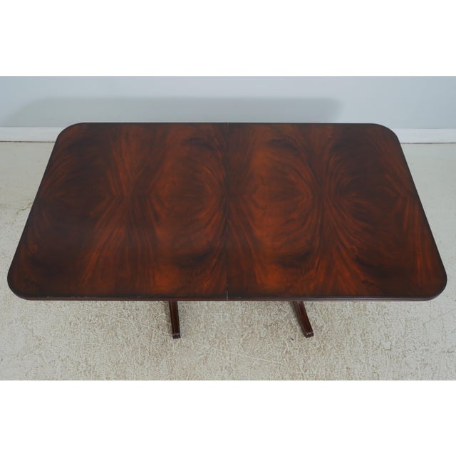 Traditional Maitland Smith Figural Mahogany Dining Room Table For Sale - Image 3 of 18