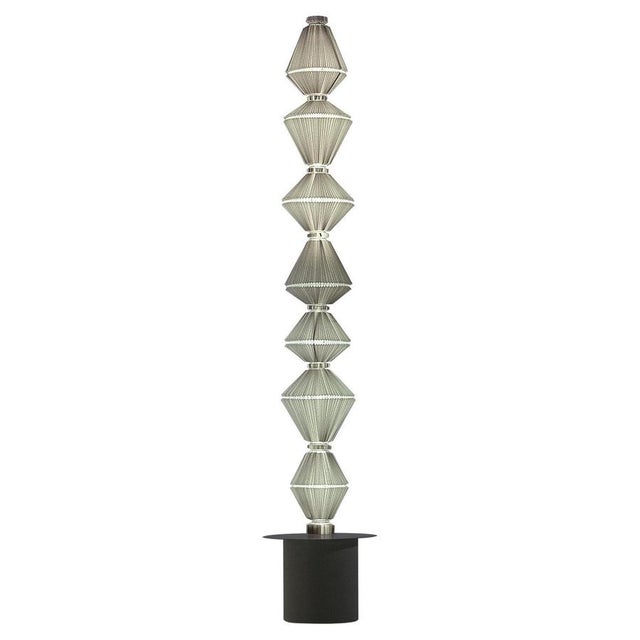 Oiphorique P GR Floor Lamp in Textile and Steel by Atelier Oi for Parachilna For Sale - Image 9 of 9