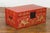Chinese Red Lacquered Chinese Blanket Chest with Gilt Motifs & Guardian Lions For Sale - Image 3 of 12