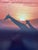 Offered is a rare, beautifully preserved 1987 vintage large-format color photograph titled "Giraffes at Sunset" by the...
