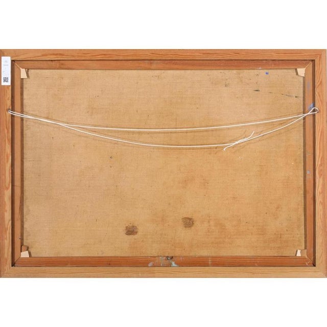 Wiliam Skotte Olsen: Oil on canvas, Dimensions 68 x 98 cm, appears in a floating frame.