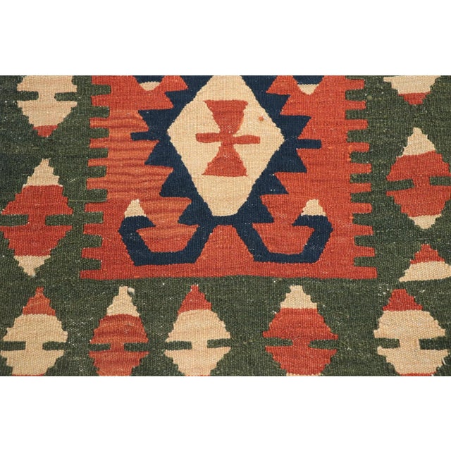 Vintage Persian Shiraz Kilim Rug - 02'00 X 02'11 For Sale - Image 4 of 9