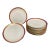 20th Century Porcelain Dinner Plates Set of 12 For Sale