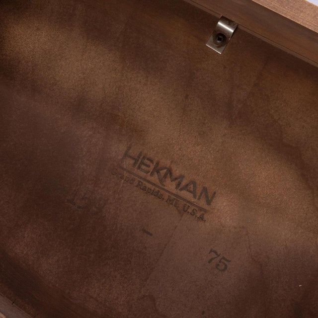 Mid 20th Century Pair Hekman Demi Lune Tables For Sale - Image 18 of 18