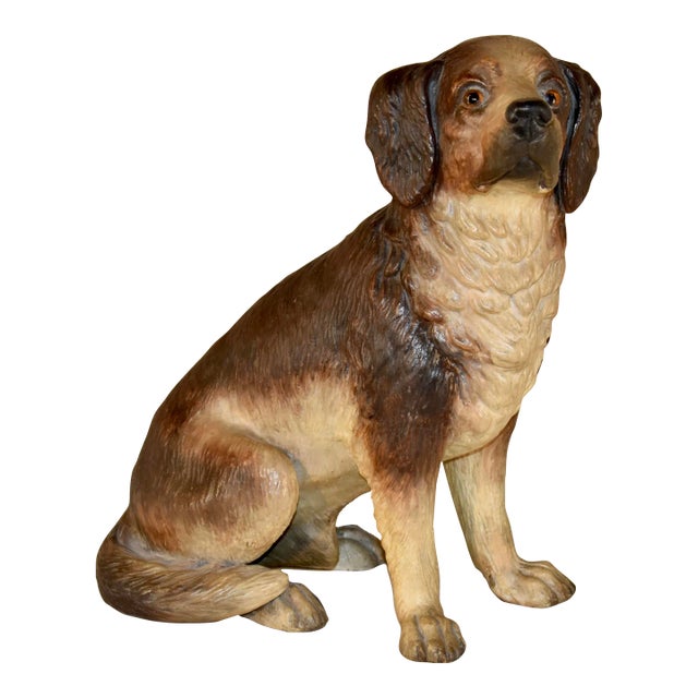 19th Century Austrian Terracotta Dog For Sale
