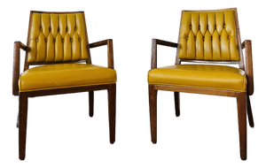 Pair of Mid Century Modern Monteverdi Young Armchairs by Maurice Bailey
