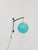 German Teak vintage Globe wall lamp, 1960s Made in West Germany Both the shade and the lamp are in Good condition....
