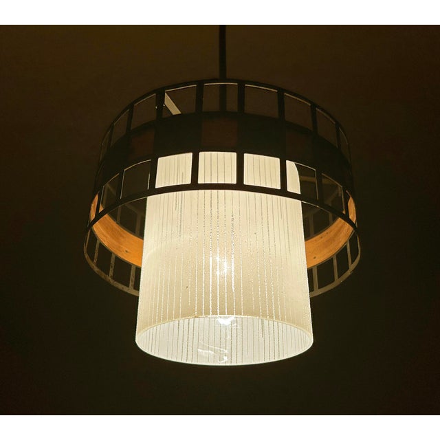 Vintage Danish Modern Pendant Light For Sale - Image 6 of 14