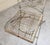 Light Yellow 1970s Italian Bistro–Style Wrought Iron Garden Set With Four Folding Chairs For Sale - Image 8 of 18