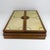 Art Deco Oak Tri Fold Wall Mirror Cabinet with Parchment Panels, 1930 For Sale - Image 6 of 18