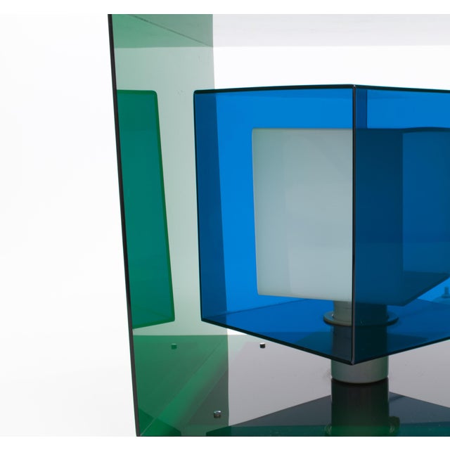 1970s Kaleidoscopio Table Lamp by Giorgio Longoni for Stilnovo, 1960s For Sale - Image 5 of 9