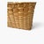 1970s Vintage French Square Splint Wood Gathering Basket — Hand‑Woven Market Tote For Sale - Image 5 of 7
