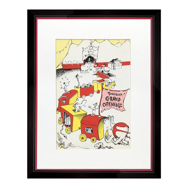 Framed Print for Dr Seuss 12 For Sale