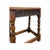 Antique Welsh Carved Wooden Joint Stool Side Table With Turned Legs Uk Import For Sale In Seattle - Image 6 of 8
