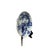This large vintage ceramic charger features a vibrant underglaze blue hand-painted scene depicting figures and children...