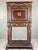 19th Century Neo-Renaissance Carved and Polychrome Wooden Secretary Desk For Sale - Image 3 of 13