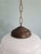 Art Deco Pendant Light in White Opaline Glass, 1920s For Sale - Image 6 of 12