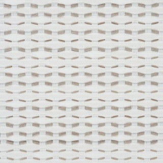 Sample - Schumacher Branford Indoor & Outdoor Fabric in Neutral For Sale