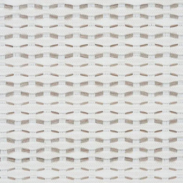 Sample - Schumacher Branford Indoor & Outdoor Fabric in Neutral For Sale