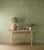 Originally intended as a border design the pattern has been joined as an all-over stripe with a climbing trellis and...