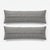 Navy Tribal Rug Pillow Cover 10'' X 36'' - Set of Two For Sale - Image 4 of 4