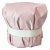 Modern Large Pink Leather Art Deco Pouf Ottoman Silver For Sale