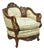 Antique Italian Regency Swan Carved Walnut French Victorian Club Lounge Chair For Sale