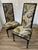 Statesville Chair Company Mid 20th Century High Back Chairs in Palm Print - Set of 2 For Sale - Image 4 of 10