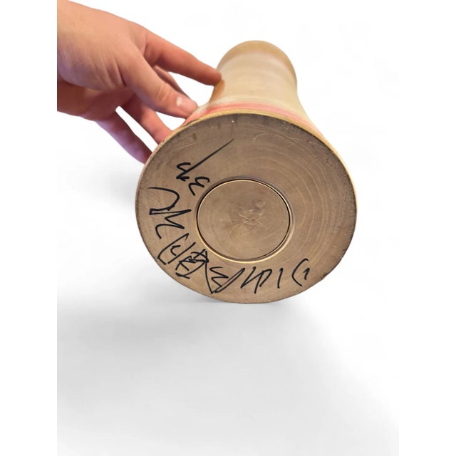 For sale is a vintage traditional Japanese wooden 'Naruto' "Kokeshi" doll, dating from the mid-20th century. A unique...