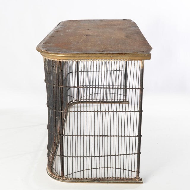 Brass Federal Period Wire and Brass Fire Fender For Sale - Image 8 of 10