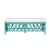 Turquoise Lillian Bench - Turquoise For Sale - Image 8 of 8