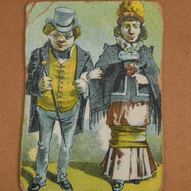 This charming framed collection of Victorian-era trading cards captures the wit, humor, and social satire that made...