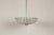 1960s Hollywood Regency Crystal Glass and Chrome Chandelier, 1960s For Sale - Image 5 of 9