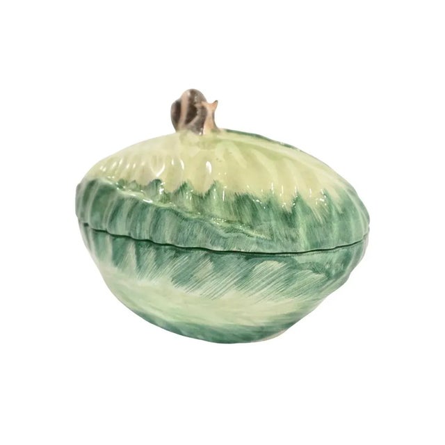 Mottahedeh Porcelain Lettuce Soup Tureen Rare Chairish