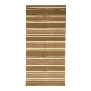 Vintage Circa 1940 Turkish Handwoven Kilim, 4'11 X 10' For Sale