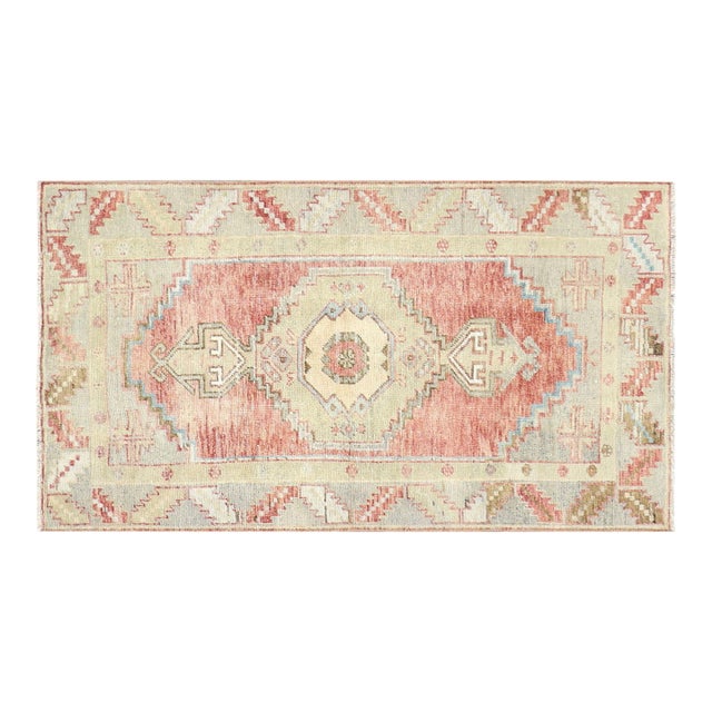 1960s Turkish Oushak Rug For Sale