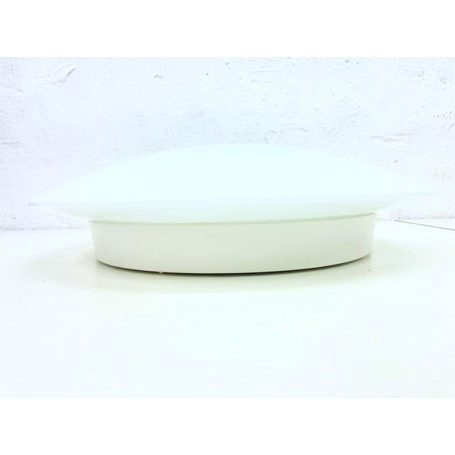UFO Disc-Shaped Ceiling Lamp by Glashütte Limburg, 1980s For Sale - Image 9 of 9