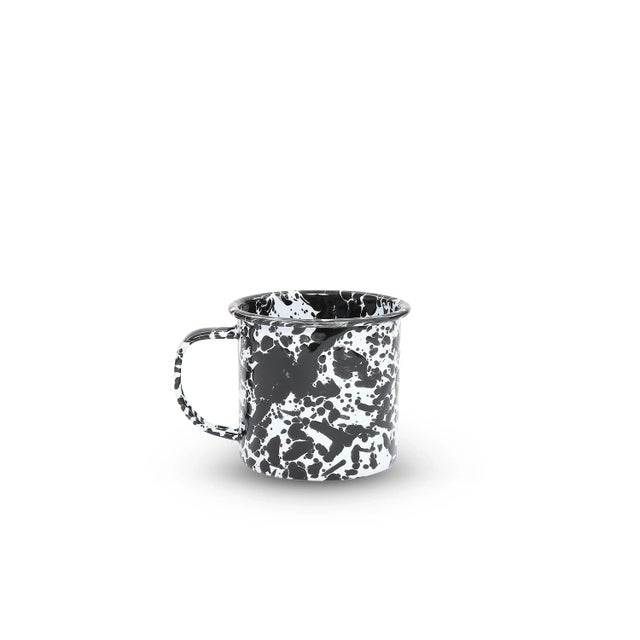 Enamel Splatter 12 oz. Mugs, Black - Set of 4 Our splatter 12 oz enamel mug is an absolute classic. Available in over 20...
