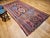 Antique Caucasian Kazak Kilim, Handwoven Wool, Geometric Design, Terracotta & Turquoise, 6x11 For Sale - Image 9 of 18