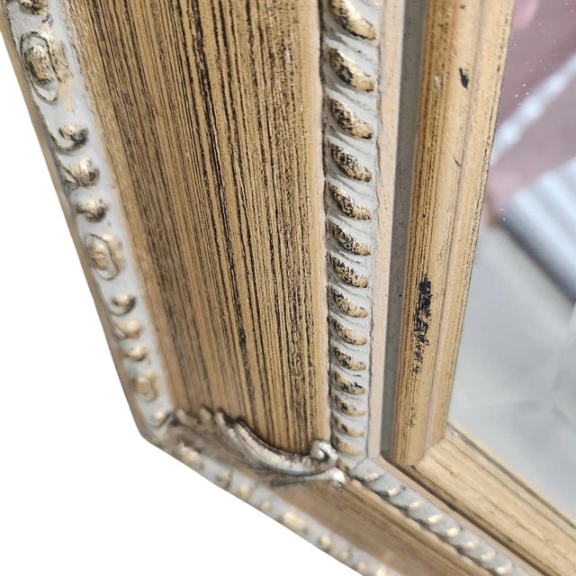 Gold Vintage La Barge Octagonal Gilt Beaded Wall Mirror — Entrée Collection, Made in Italy For Sale - Image 8 of 14