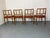 1950s Mid-Century Danish Teak and Leather Dining Chairs by Johannes Andersen for Uldum Møbelfabrik, 1950s, Set of 4 For Sale - Image 5 of 18