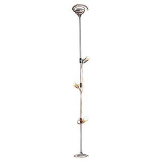 Italian Modern Steel Floor-to-Ceiling Lamp attributed to Francesco Fois for Reggiani, 1970s For Sale