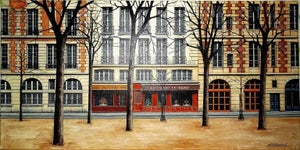 Angelo Mozziconacci, Place Dauphine, Paris, 1980
